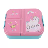 Unicorn Crown multi-compartment lunch box, sandwich box