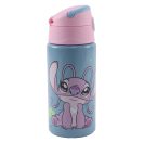 Disney Lilo and Stitch Aliens aluminum straw bottle with hook 500 ml