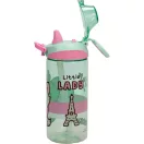 Disney Marie Little Lady plastic straw bottle with clip 450 ml
