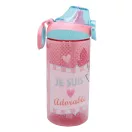 Disney Marie Adorable plastic straw bottle with hook 450 ml