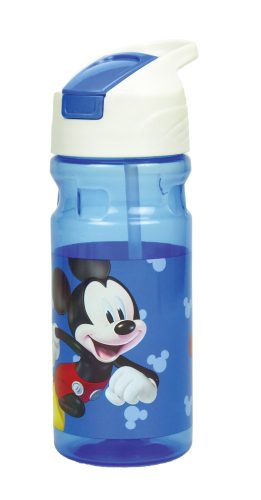 Disney Mickey Plastic Bottle with Straw (500 ml)