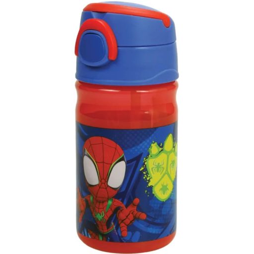 Spiderman Spidey Dino Webs plastic bottle with hook 350 ml