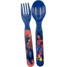 Spiderman Splotch sandwich box + cutlery set