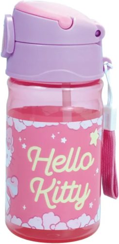 Hello Kitty Unicorn plastic bottle with hook 350 ml
