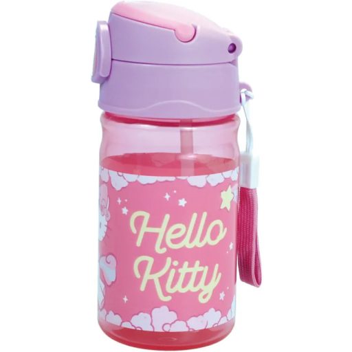 Hello Kitty Unicorn plastic bottle with hook 350 ml