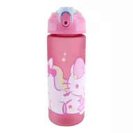 Hello Kitty Unicorn plastic matte straw drink bottle 600 ml
