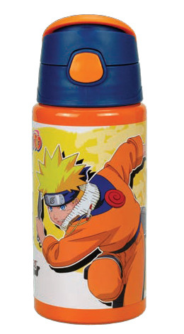 Naruto Fire aluminum bottle with clip 500 ml