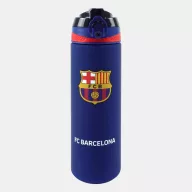 FC Barcelona Barca matte plastic bottle with straw 700 ml