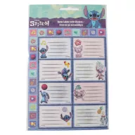   Disney Lilo and Stitch Aliens notebook label with stickers, 16 pcs