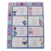 Disney Lilo and Stitch Aliens notebook label with stickers, 16 pcs
