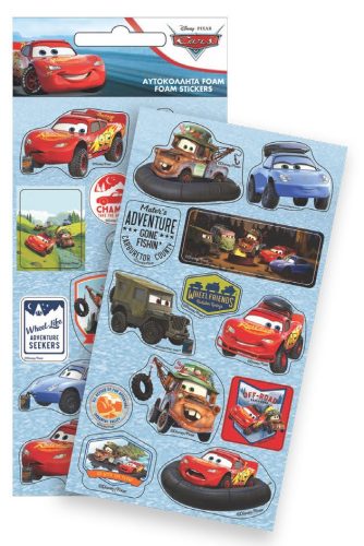 Disney Cars puffy sponge sticker set