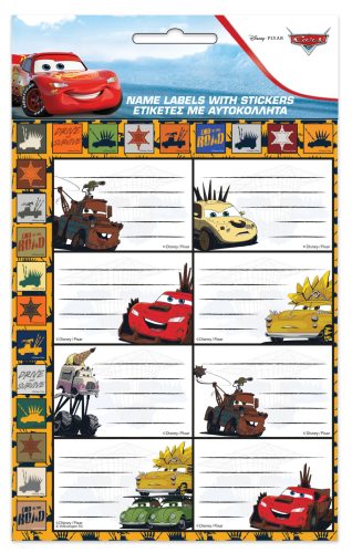 Disney Cars Road Booklet Vignette with Stickers (16 pieces)