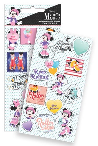 Disney Minnie puffy sponge sticker set