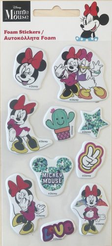 Disney Minnie puffy sponge sticker set