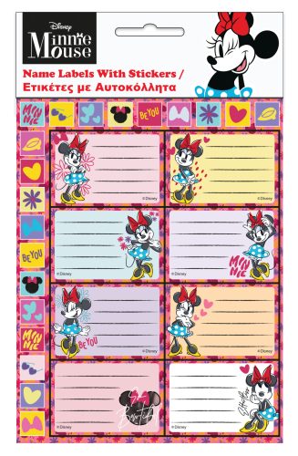 Disney Minnie Wink Booklet Vignette with Stickers (16 pieces)
