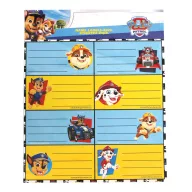 Paw Patrol Race notebook label set of 16