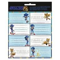 Sonic the Hedgehog notebook label 16 pcs