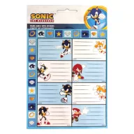 Sonic the Hedgehog Rings notebook label stickers set of 16