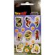 Dragon Ball Snake hologram sticker set