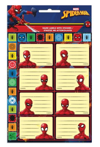 Spiderman Booklet Vignette with Stickers (16 pieces)