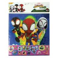 Spiderman Spidey Dino-Webs sticker album with 50 stickers