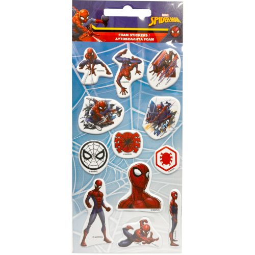 Spiderman puffy sponge sticker set