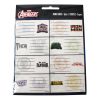 Avengers Heroes notebook label, pack of 16