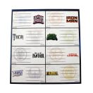 Avengers Heroes notebook label, pack of 16