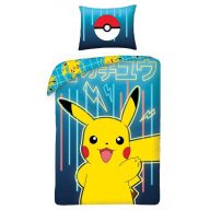 Pokémon Neon bed linen 140x200cm, 70x90 cm