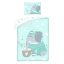 Elephant kids bedding set 100×135cm, 40×60 cm