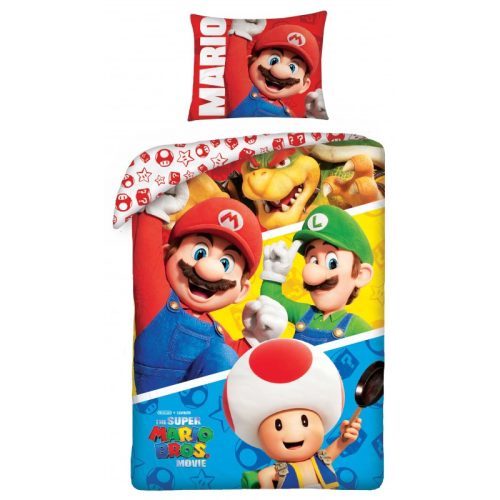 Super Mario Bros Bedl inen 140×200 cm, 70×90 cm