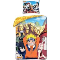 Naruto Konoha Bedding cover 140x200cm, 70x90 cm