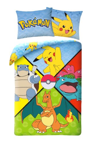 Pokémon Fourfold Bed linen 140×200 cm, 70×90 cm