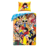 One Piece Fight bedding set 140x200cm, 70x90 cm microfibre