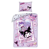   Hello Kitty Kuromi Chaos bedding cover 140×200cm, 70×90 cm microfibre