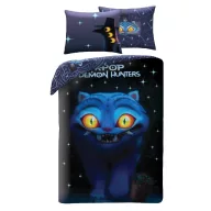   K-pop Demon Hunters Derpy microfibre bedding set 140×200cm, 70x90 cm