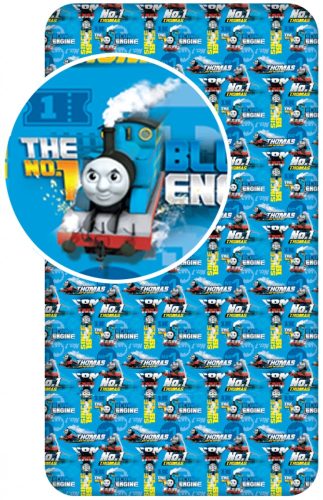 Thomas and Friends Blue Engine Fitted Sheet 90*200 cm