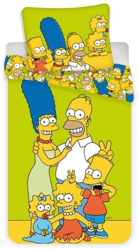 The Simpsons Green Bed linen 140×200 cm, 70×90 cm