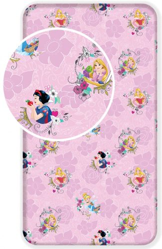 Disney Princess Rose Fitted Sheet 90x200 cm