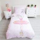 Ballet Ballerina Bedding Set 140x200cm, 70x90 cm
