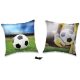 Football pillow, decorative cushion 40x40 cm