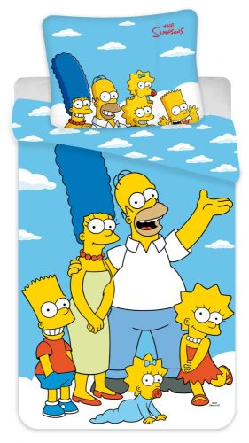 The Simpsons Clouds Bedlinen 140×200 cm, 70×90 cm