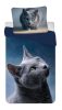 Cat Dark Bed Linen Microfiber 140×200cm, 70x90 cm microfibre