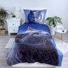 Cat Dark Bed Linen Microfiber 140×200cm, 70x90 cm microfibre