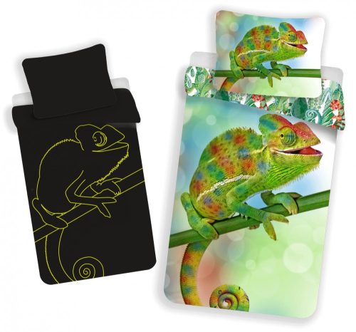 Cameleon glow in the dark bed linen 140×200cm, 70x90 cm