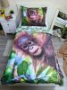 Orangutan Bed Linen 140×200cm, 70×90 cm