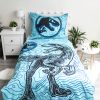 Jurassic World Dinosaur Tracker Glow-in-the-Dark Bed linen Set 140×200cm, 70*90cm