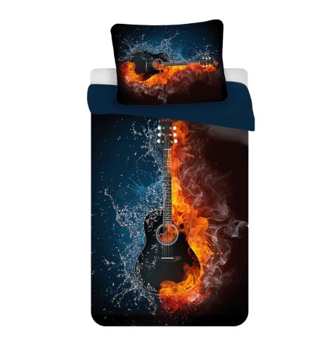 Guitar Contrast Bed Linen Microfiber 140×200cm, 70x90 cm microfibre