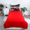 Formula 1 Red Bed Linen 140×200cm, 70x90 cm microfibre