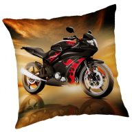 Motorbike decorative pillow 40x40 cm